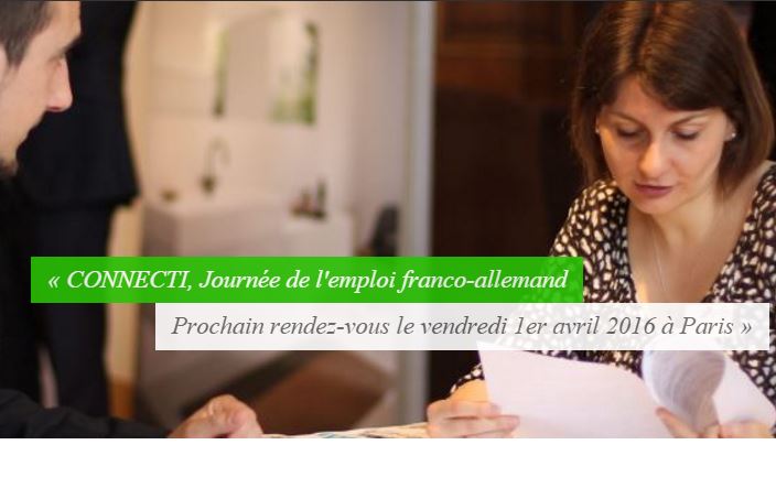 Salon de l’emploi franco-allemand CONNECTI à Paris
