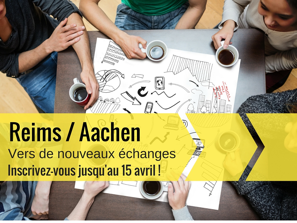 Nehmt an der deutsch-französischen Jugendbegegnung teil: „Reims/Aachen, auf zu neuen Begegnungen!“