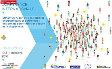 Conférence internationale : Erasmus+, projets pour l'insertion sociale et la citoyenneté - Strasbourg