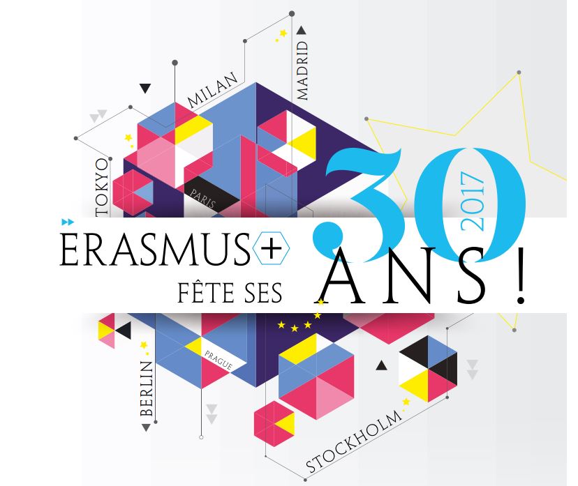 En 2017, Erasmus+ fête ses 30 ans !  