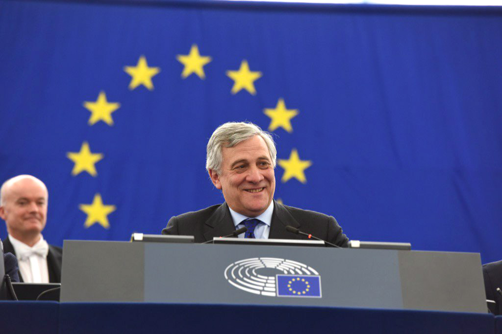 L'Italien Antonio Tajani est élu président du Parlement européen