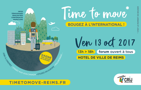 Forum de la mobilité internationale "Time to move" - 13 octobre 2017 !