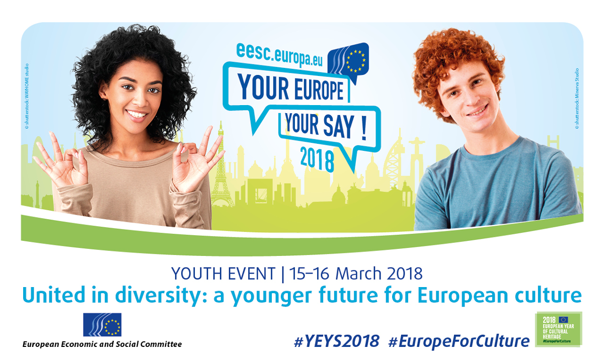 « Votre Europe, votre avis » : 15 - 16 mars 2018 à Bruxelles