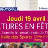 Cultures en fête : 19 avril 2018 à l'URCA / Reims