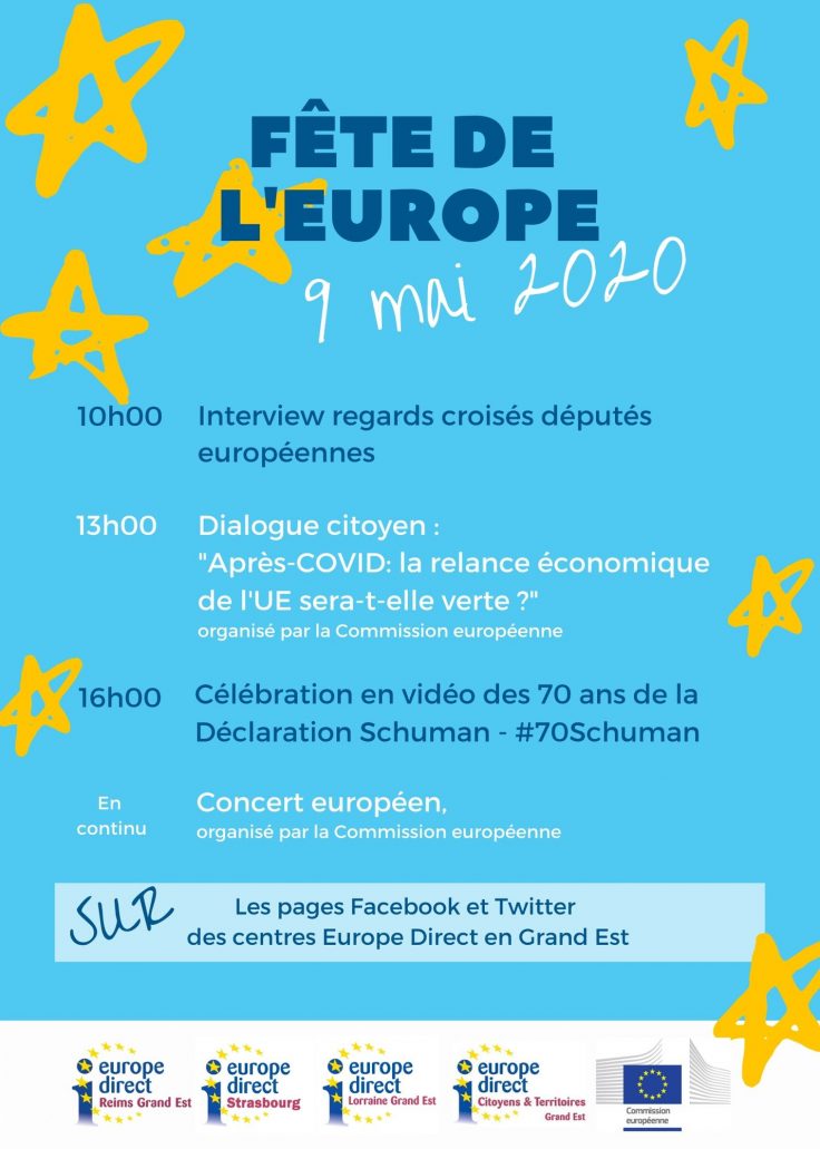 programme de la fête de l'Europe 2020