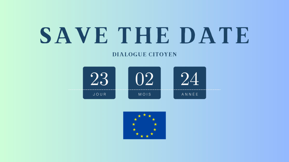 À vos agendas : Dialogue citoyen avec la Commission européenne et le Parlement européen