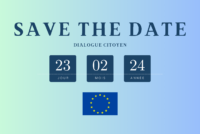 À vos agendas : Dialogue citoyen avec la Commission européenne et le Parlement européen