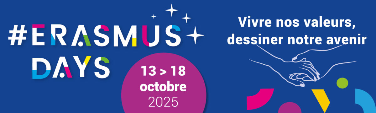 Les Erasmus Days reviennent le 13 octobre prochain