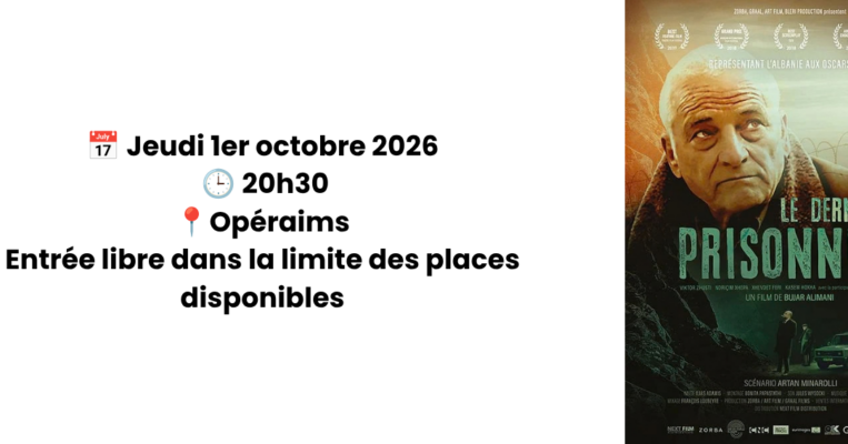 Ciné-débat 1.10.2026 : Le Dernier Prisonnier