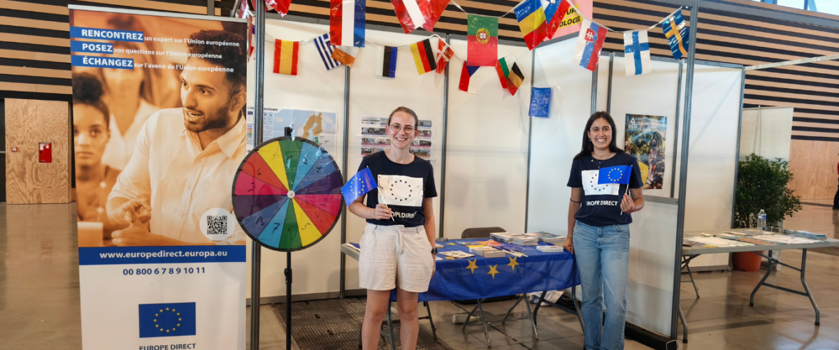 Retour sur les foires et salons de septembre pour le Centre EUROPE DIRECT